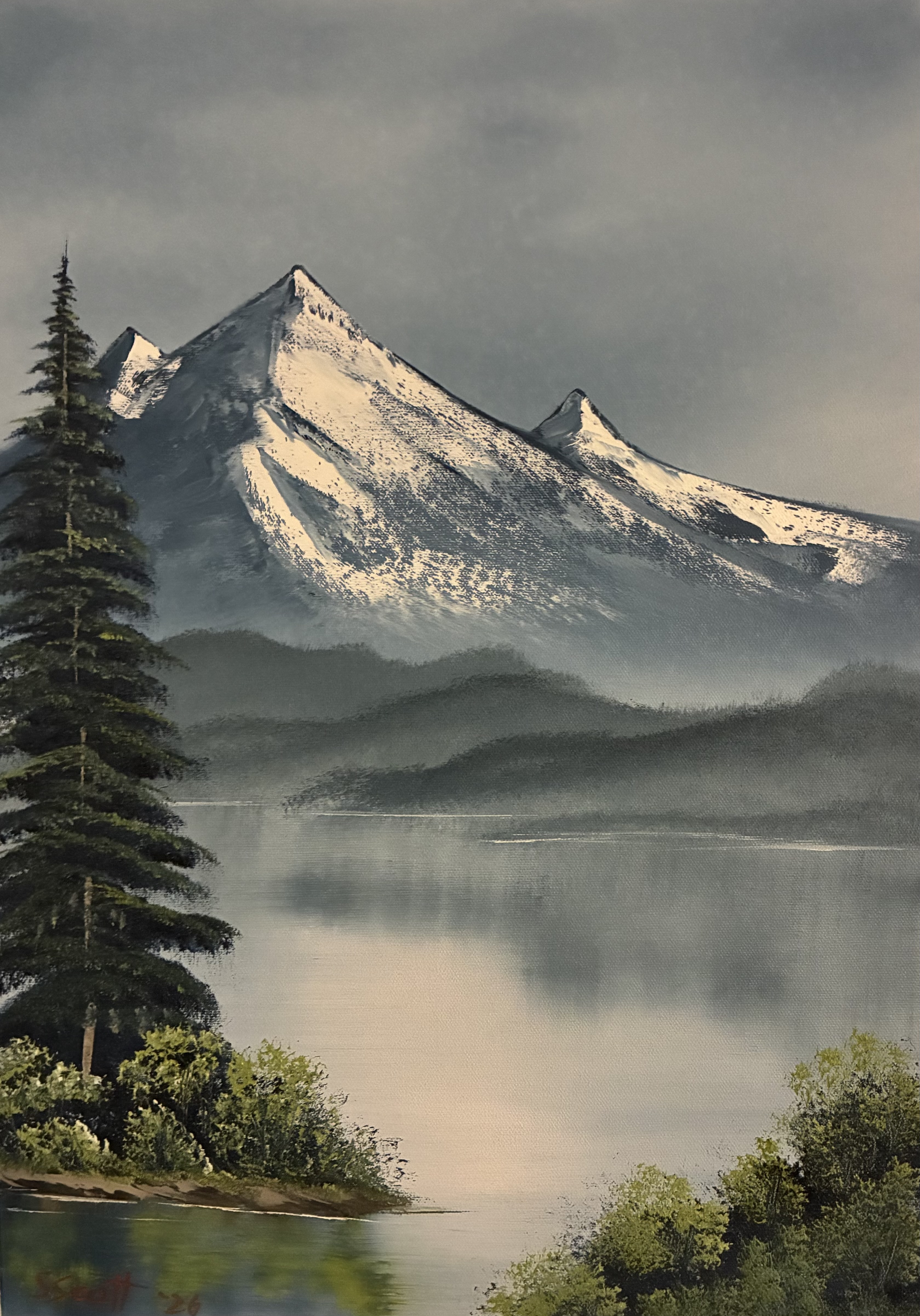 September 19 oil painting class reference painting